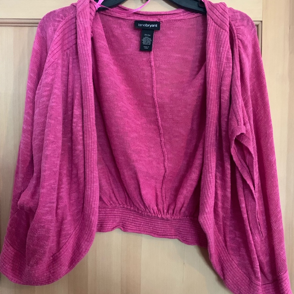 Size 22/24 Lane Bryant knit shrug.